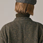 45R ONEONE Indigo Hickory Cotton Fleece Bolero