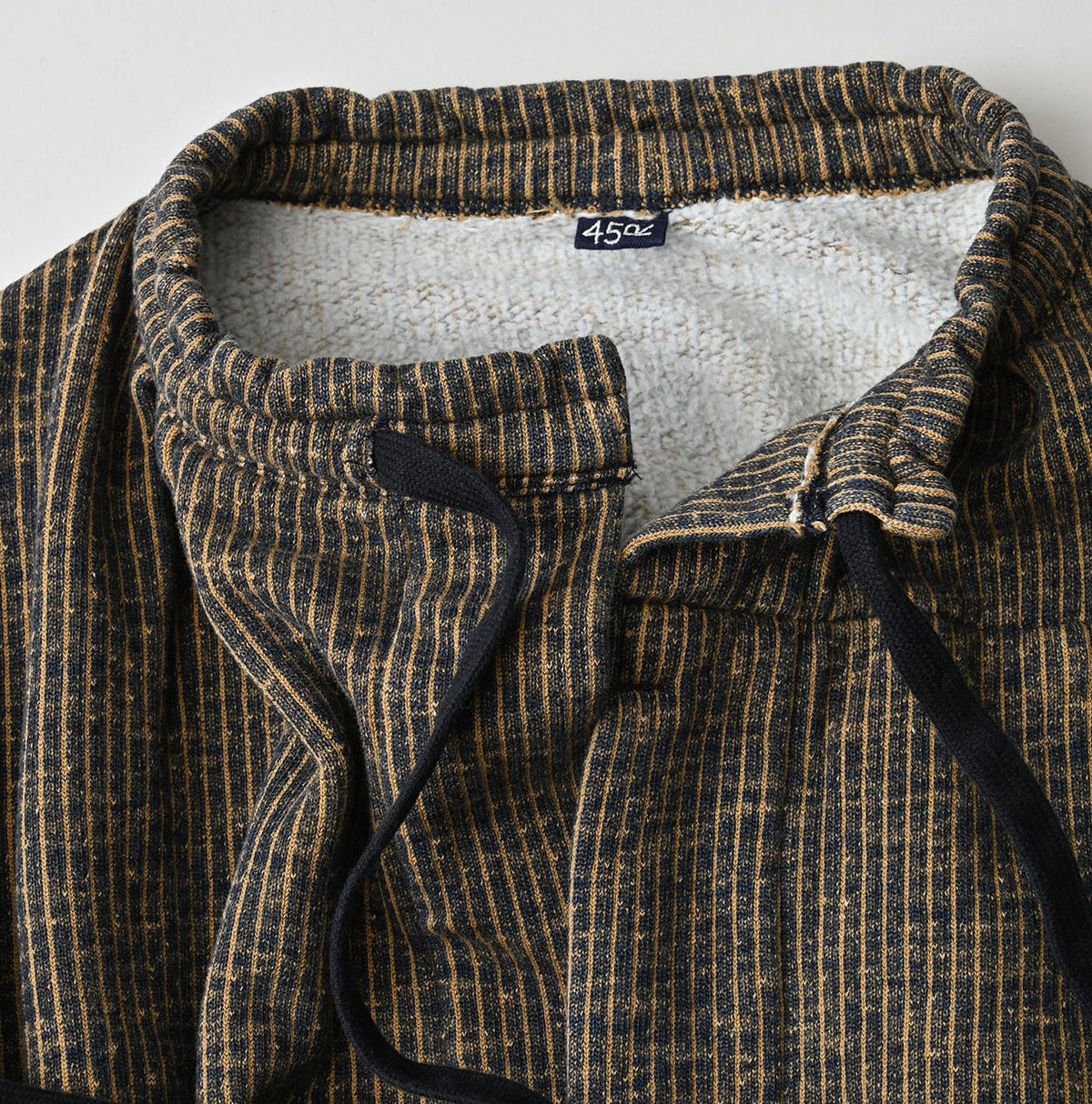 45R ONEONE Indigo Hickory Cotton Fleece Bolero