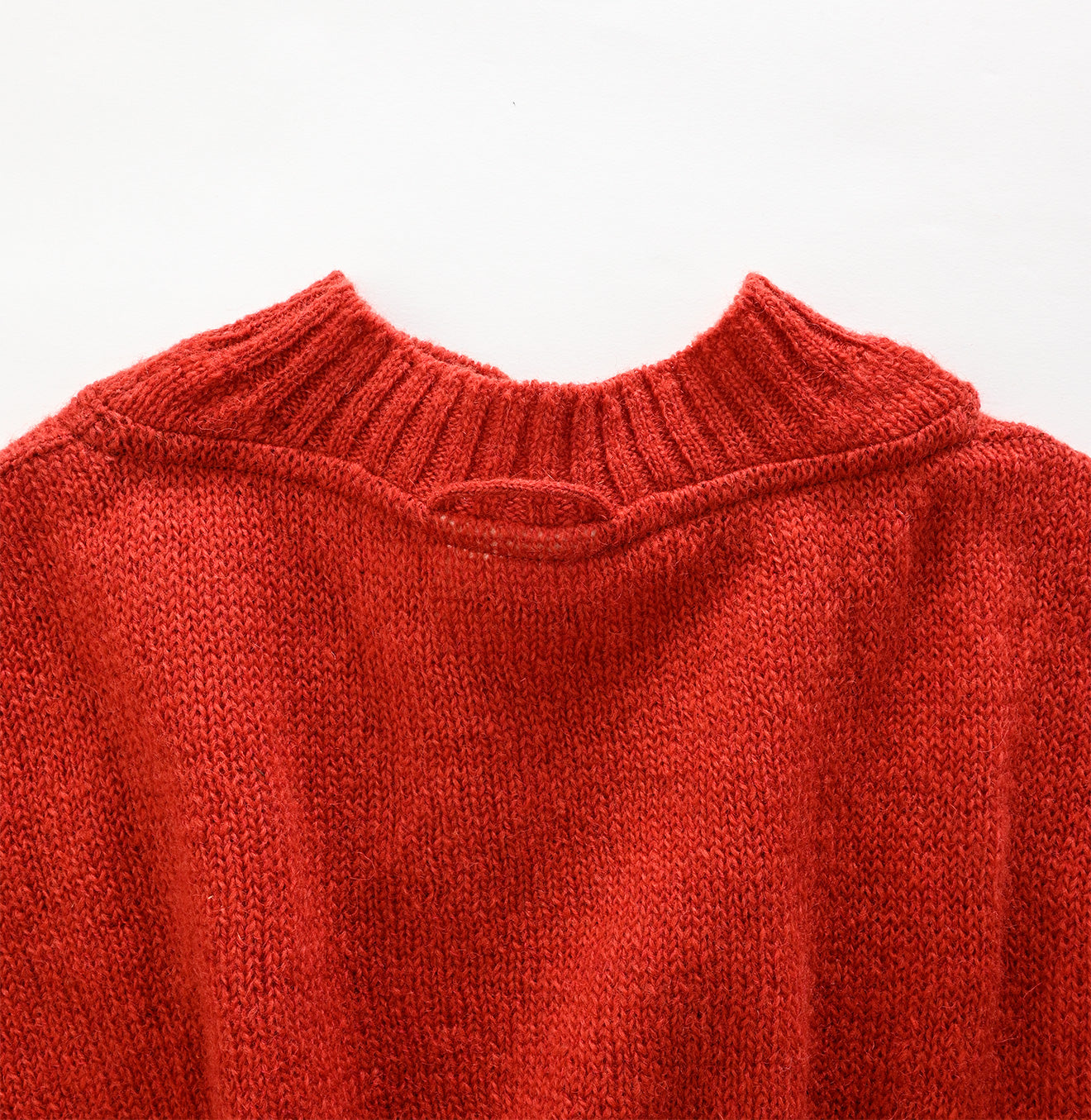 Shetland Super Gauze Big Slit Sweater