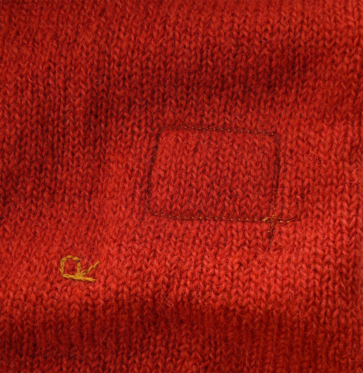 Shetland Super Gauze Big Slit Sweater