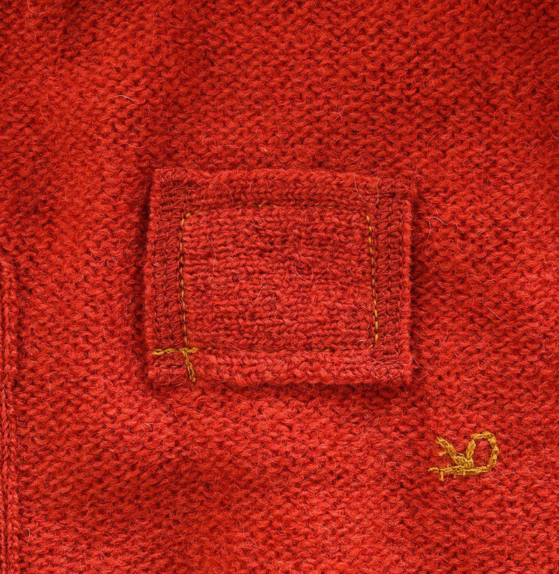 Shetland Super Gauze Big Slit Sweater