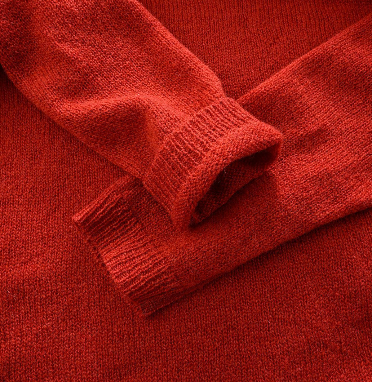 Shetland Super Gauze Big Slit Sweater