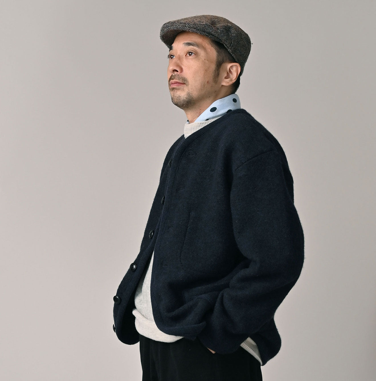 45R Felted Knit 908 Tyrolean Cardigan