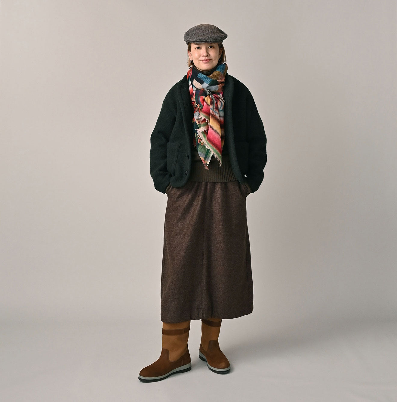 45R Felted Knit 908 Tyrolean Cardigan