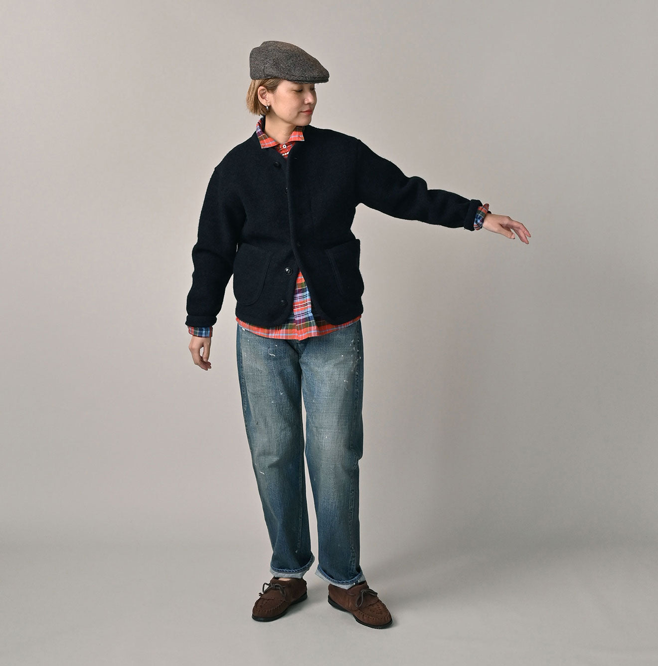 45R Felted Knit 908 Tyrolean Cardigan