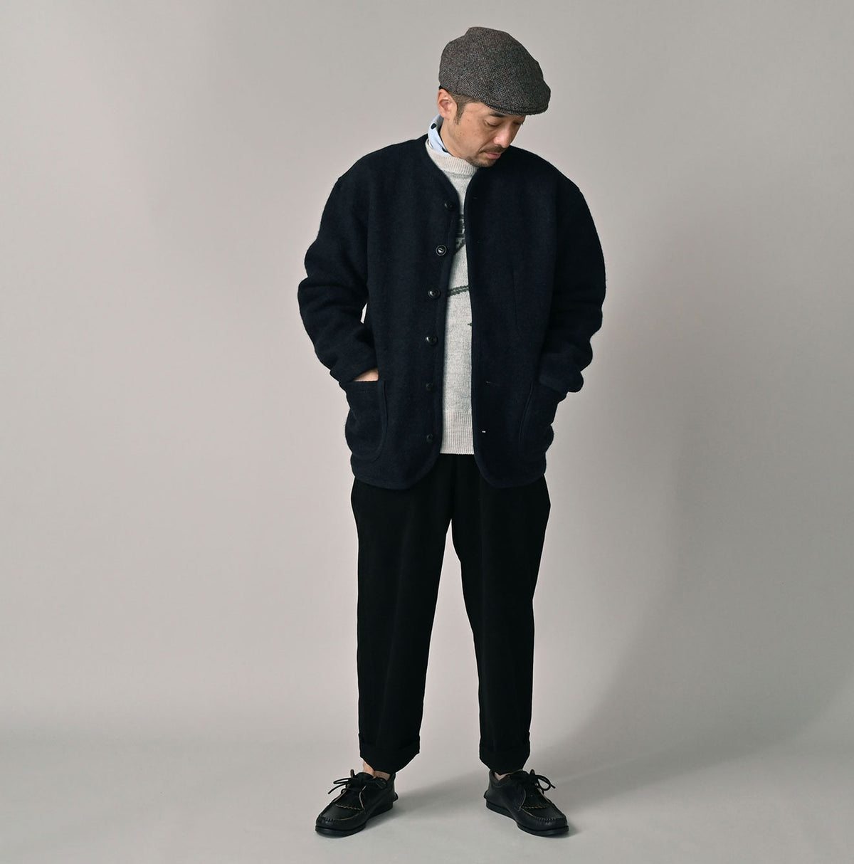 45R Felted Knit 908 Tyrolean Cardigan