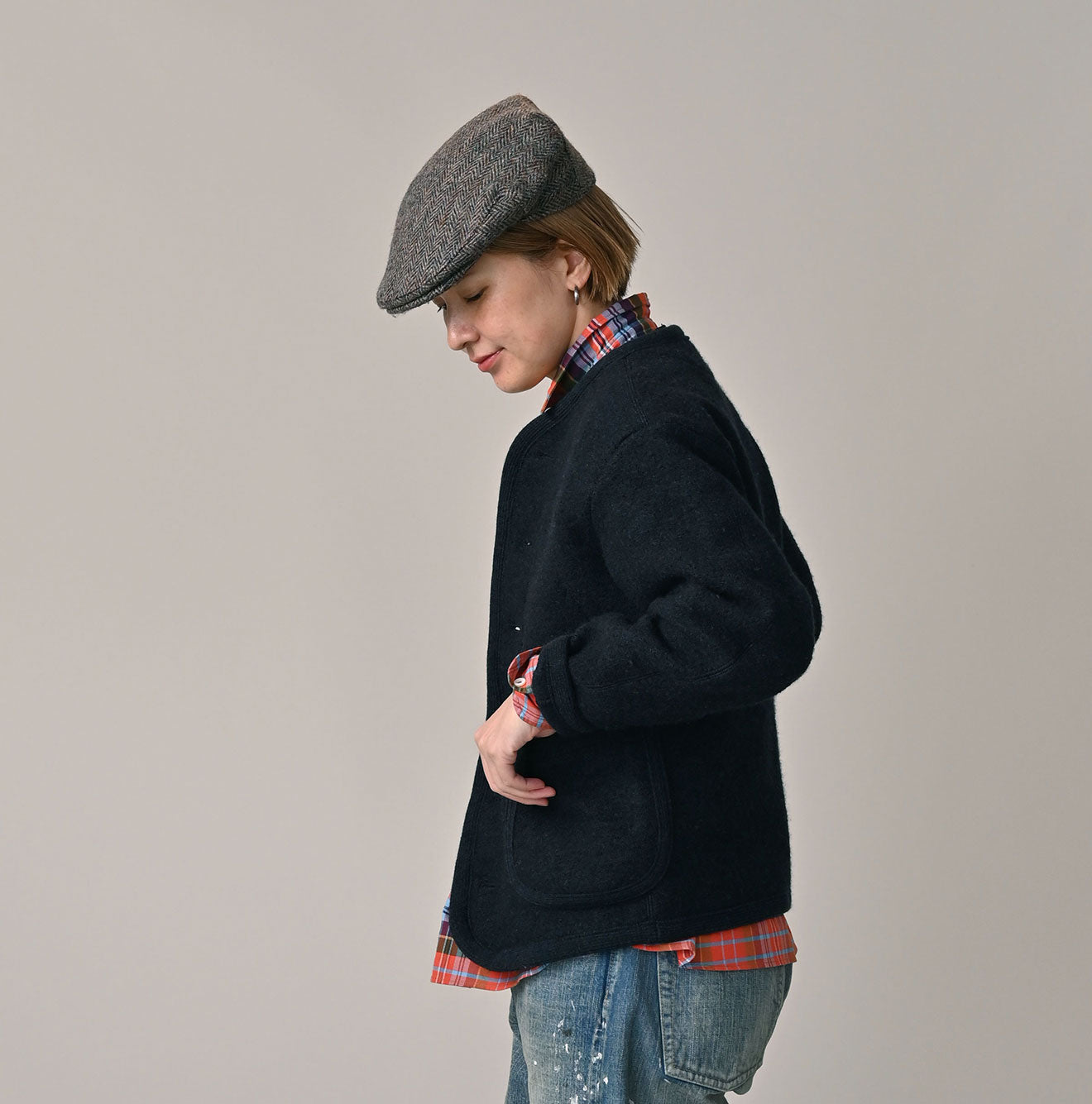 45R Felted Knit 908 Tyrolean Cardigan