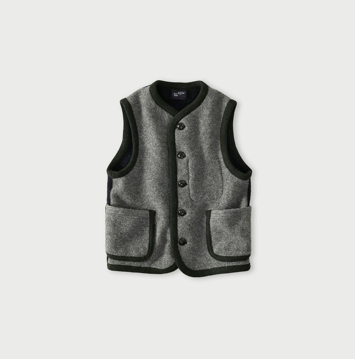 45R Felted Knit Tyrolean 908 Vest