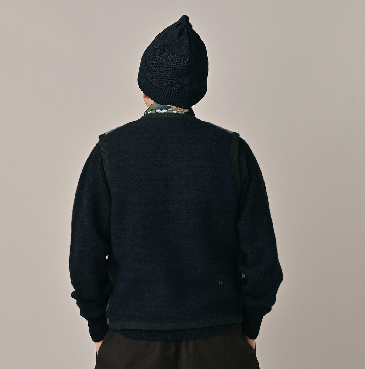 45R Felted Knit Tyrolean 908 Vest