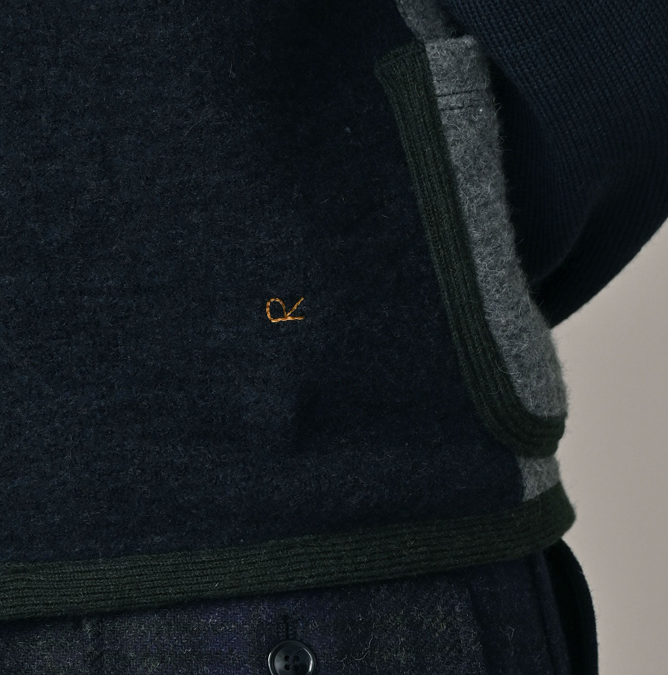 45R Felted Knit Tyrolean 908 Vest