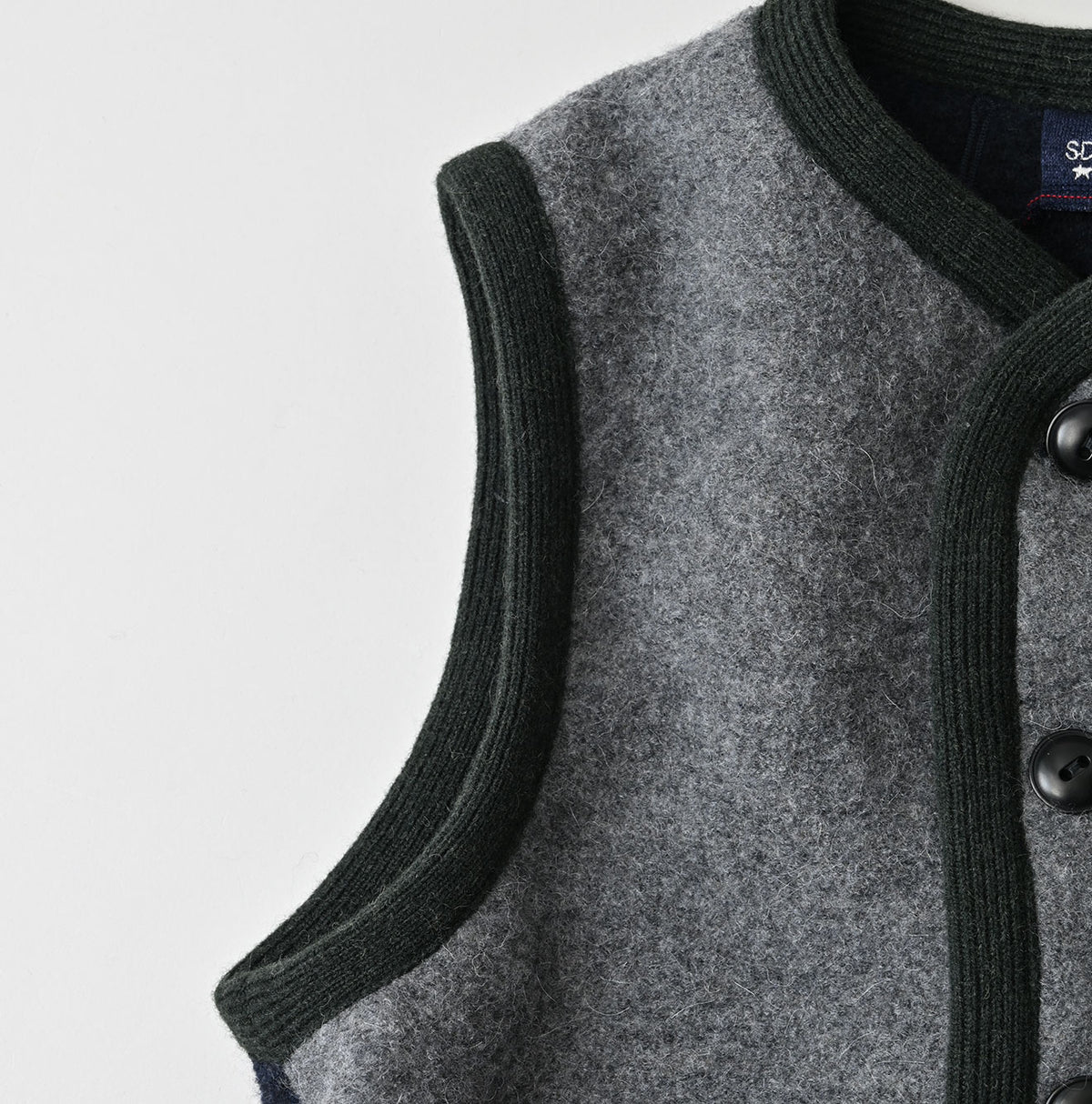 45R Felted Knit Tyrolean 908 Vest