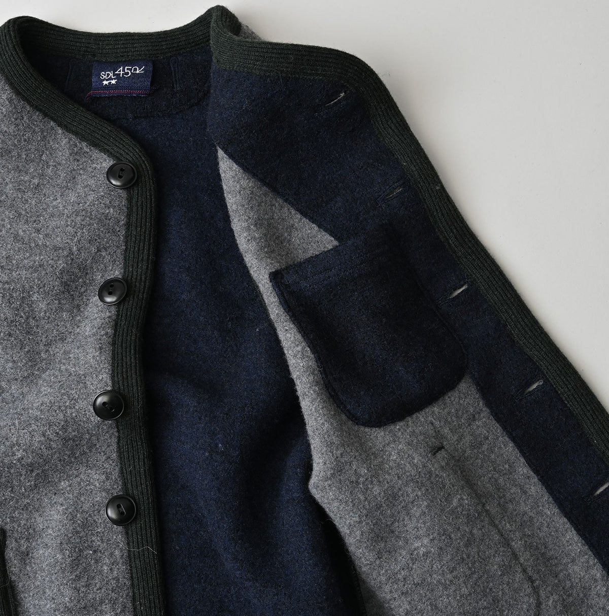 45R Felted Knit Tyrolean 908 Vest