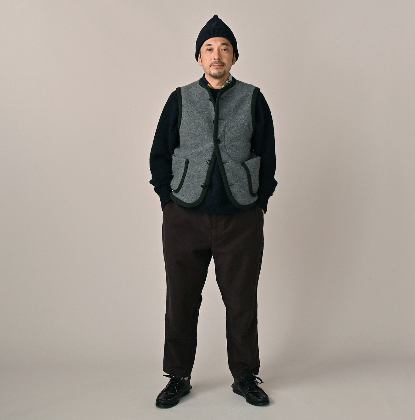 45R Felted Knit Tyrolean 908 Vest