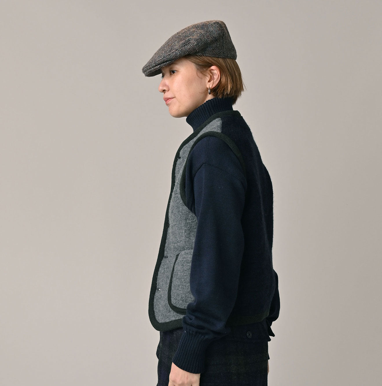 45R Felted Knit Tyrolean 908 Vest - Image 5