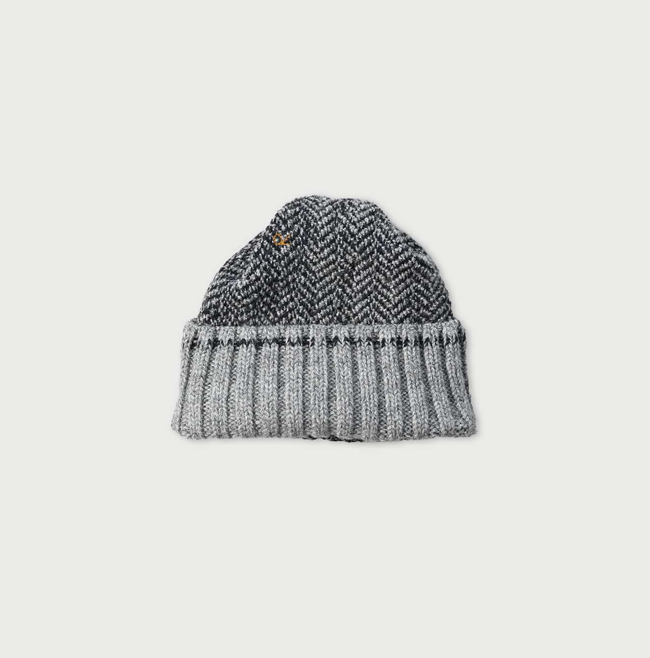 45R Shetland Herringbone Knit Cap