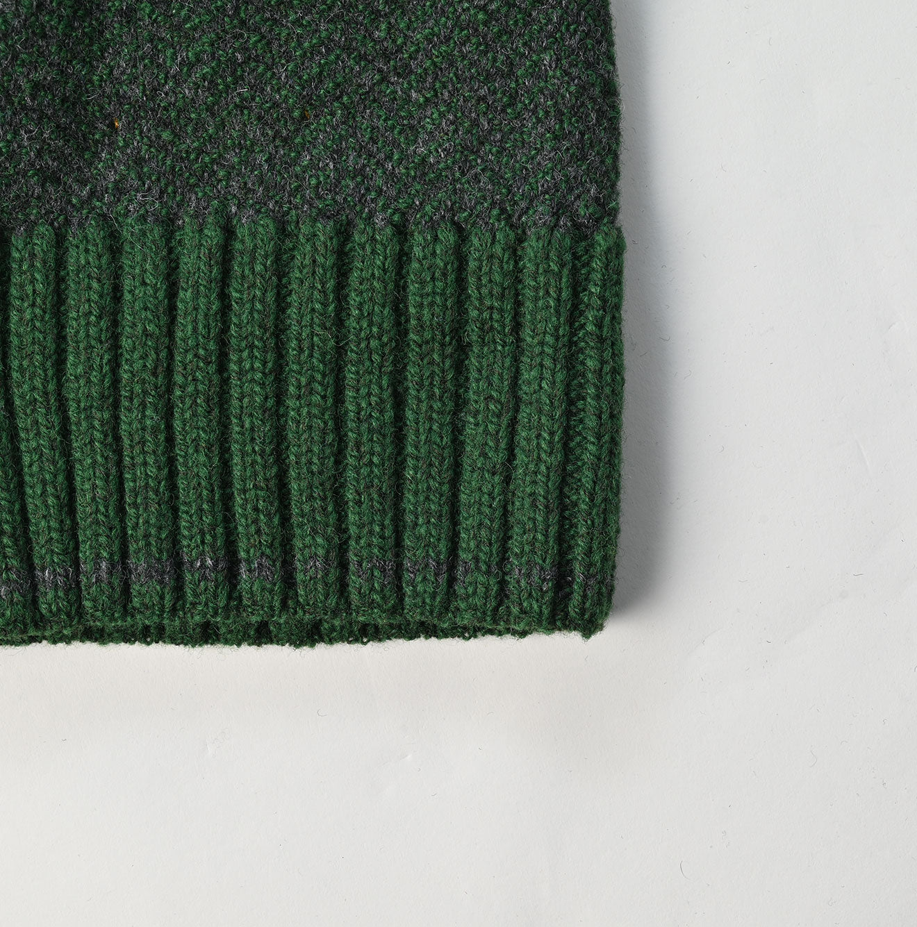 45R Shetland Herringbone Knit Cap