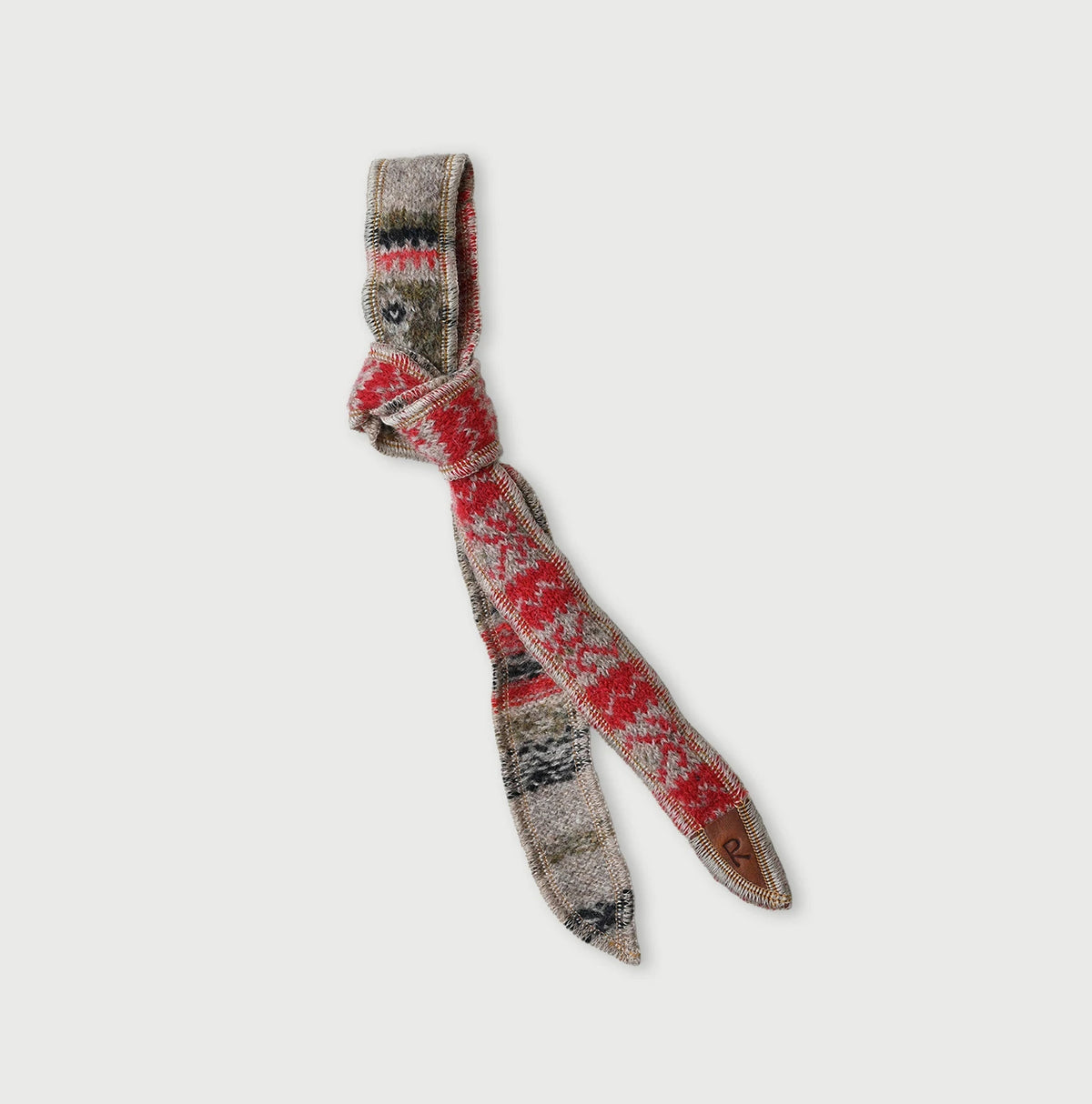 45R Felted Jacquard Patchwork Tie