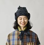 45R Felted Jacquard Patchwork Tie