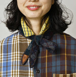 45R Felted Jacquard Patchwork Tie