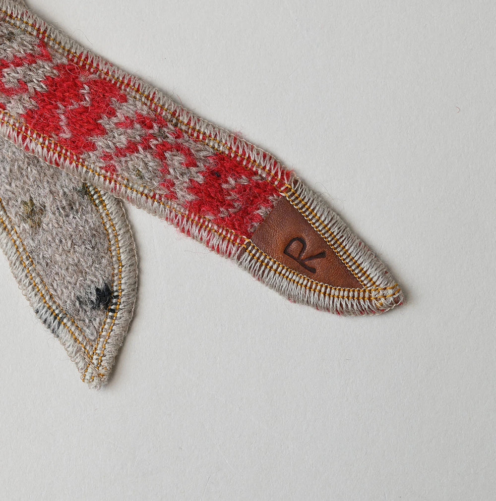 45R Felted Jacquard Patchwork Tie
