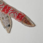 45R Felted Jacquard Patchwork Tie