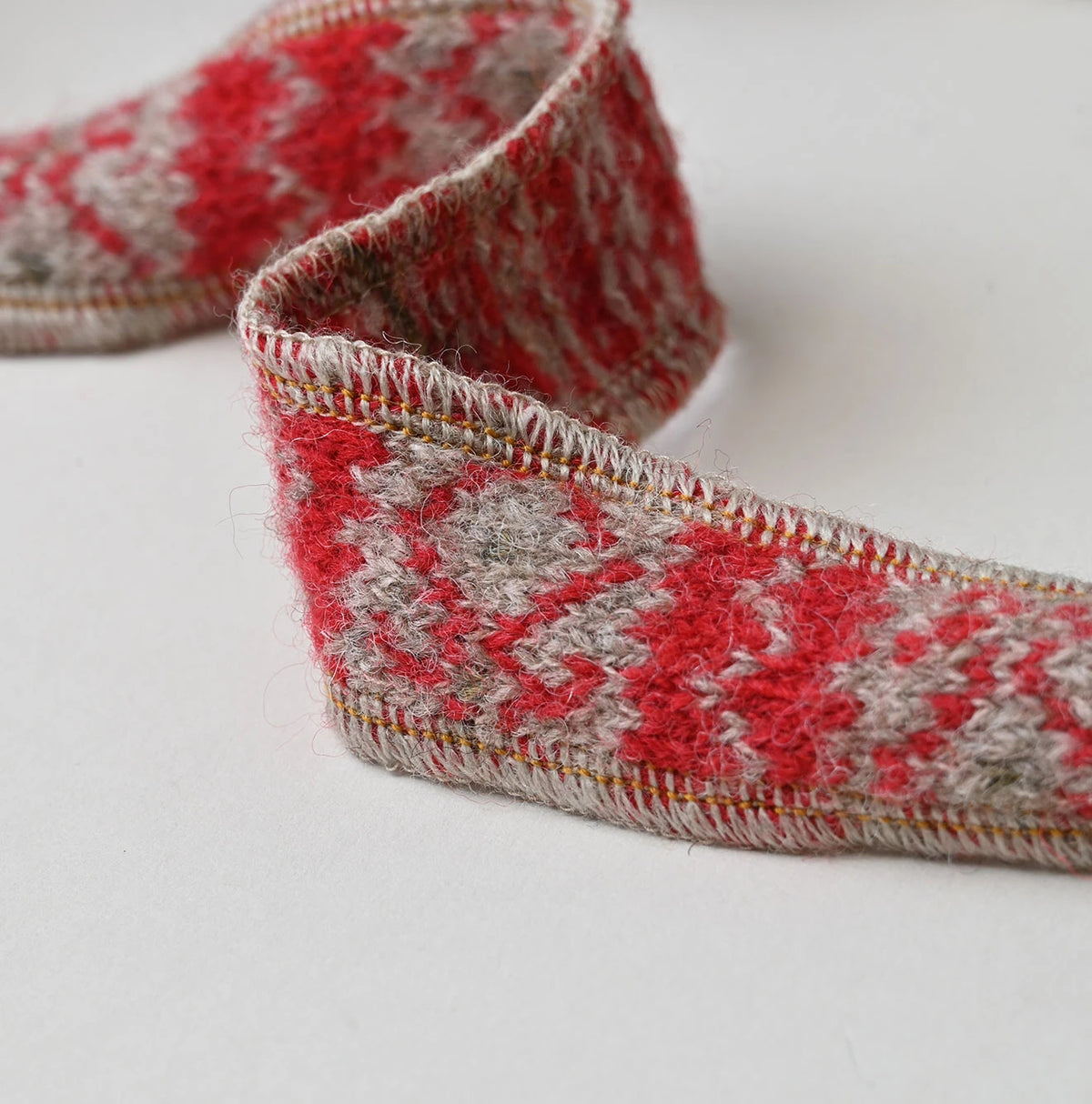 45R Felted Jacquard Patchwork Tie