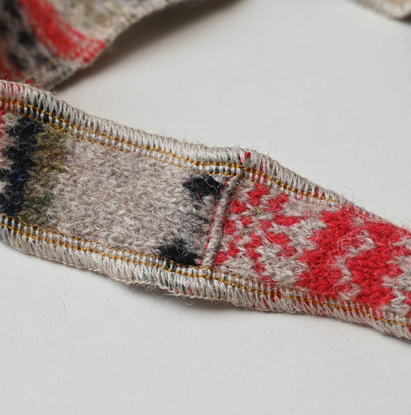 45R Felted Jacquard Patchwork Tie - Image 7