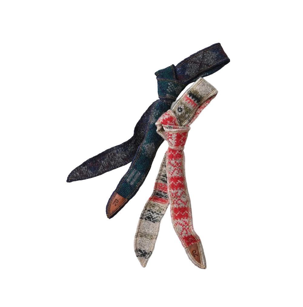 Felted Jacquard Patchwork Tie