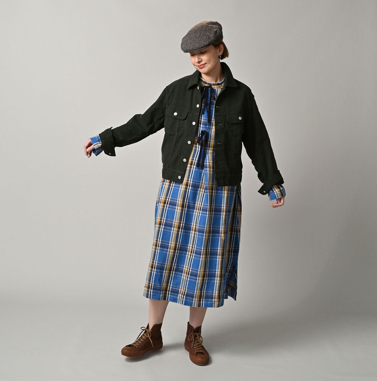 Futatabi Mole Serge Stretch Hikohime Jacket