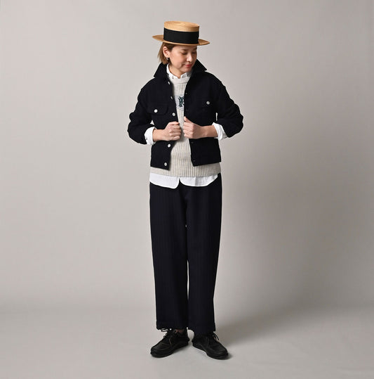 Futatabi Mole Serge Stretch Hikohime Jacket