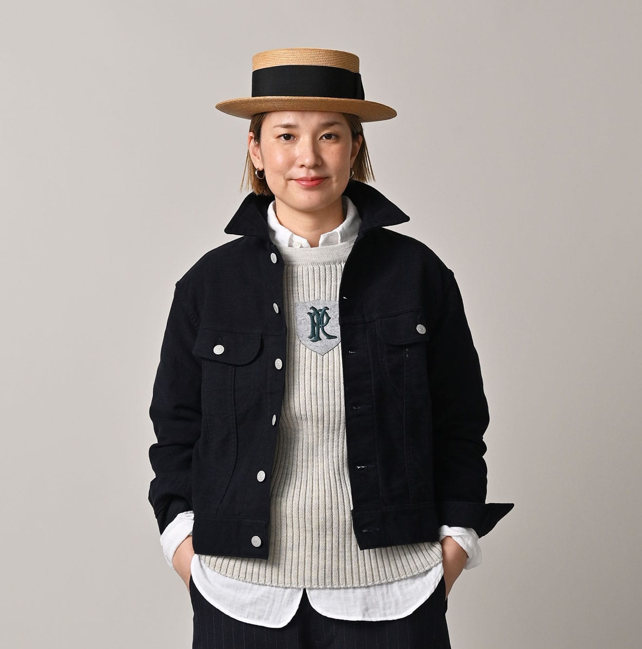 Futatabi Mole Serge Stretch Hikohime Jacket