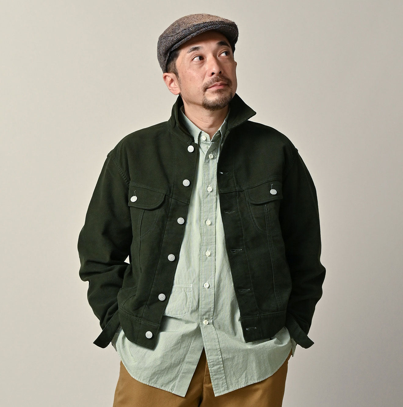 Futatabi Mole Serge Stretch Hikohime Jacket