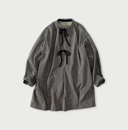 ONEONE Indigo Hickory Military Smocking Shirt