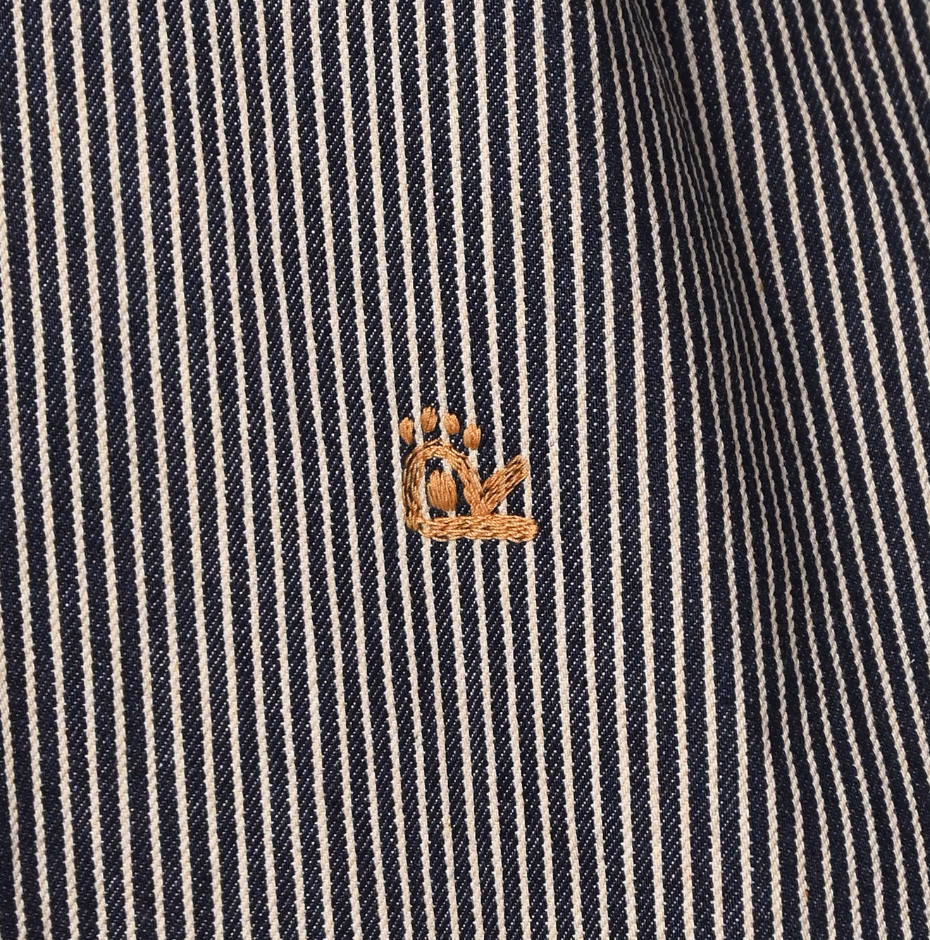 ONEONE Indigo Hickory Military Smocking Shirt