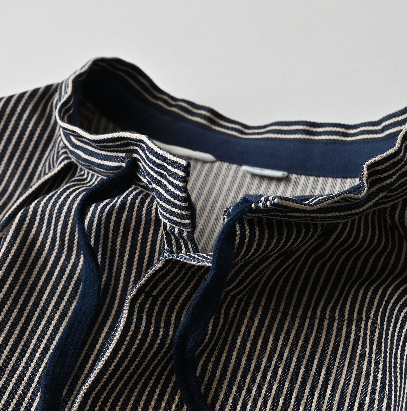 ONEONE Indigo Hickory Military Smocking Shirt