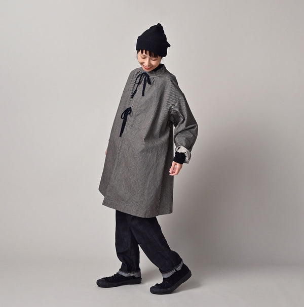 ONEONE Indigo Hickory Military Smocking Shirt