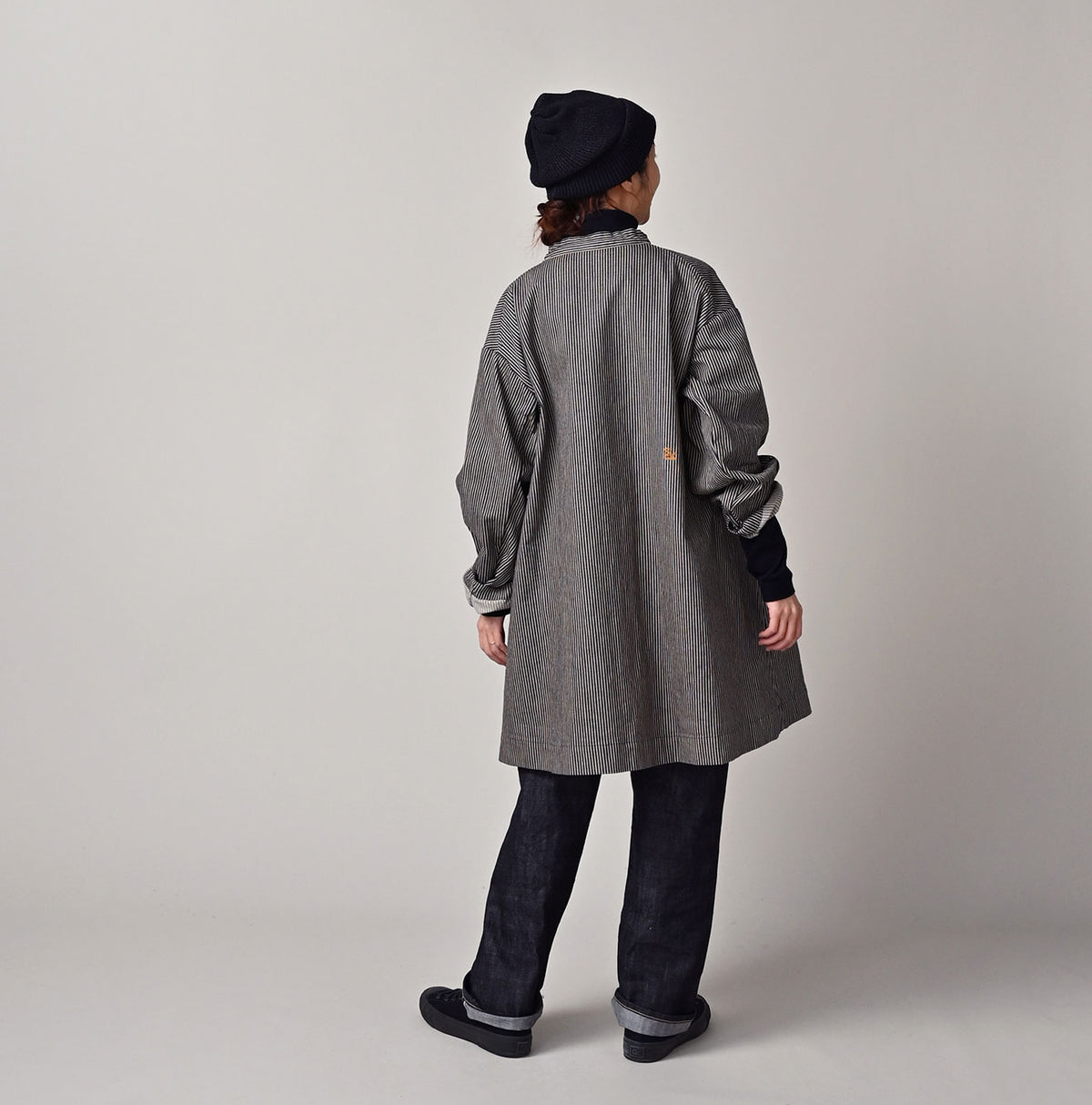 ONEONE Indigo Hickory Military Smocking Shirt