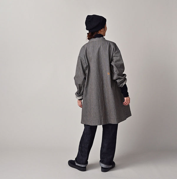 ONEONE Indigo Hickory Military Smocking Shirt