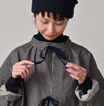 ONEONE Indigo Hickory Military Smocking Shirt