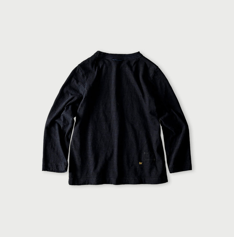 Futatabi Indigo PEPE Betouch Square T-shirt