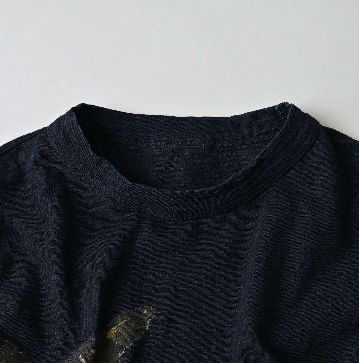 Futatabi Indigo PEPE Betouch Square T-shirt