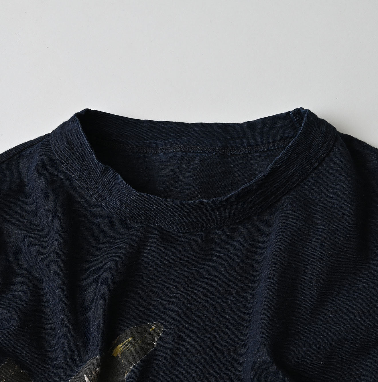 Futatabi Indigo PEPE Betouch Square T-shirt