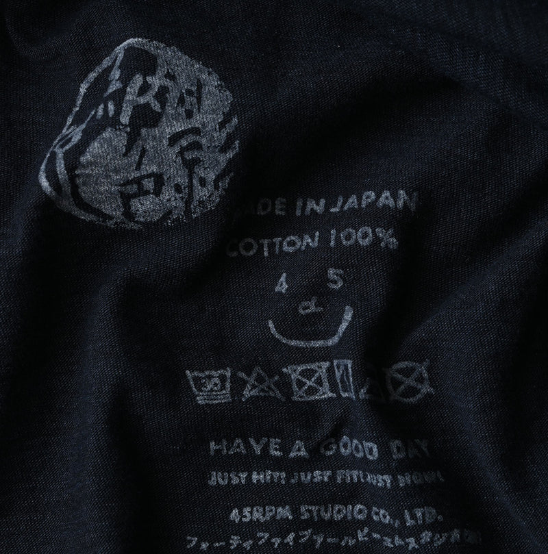 Futatabi Indigo PEPE Betouch Square T-shirt