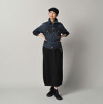 Futatabi Indigo PEPE Betouch Square T-shirt