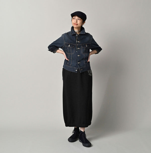 Futatabi Indigo PEPE Betouch Square T-shirt