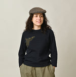 Futatabi Indigo PEPE Betouch Square T-shirt