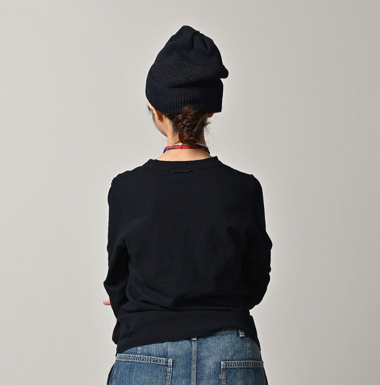 Futatabi Indigo PEPE Betouch Square T-shirt - Image 10