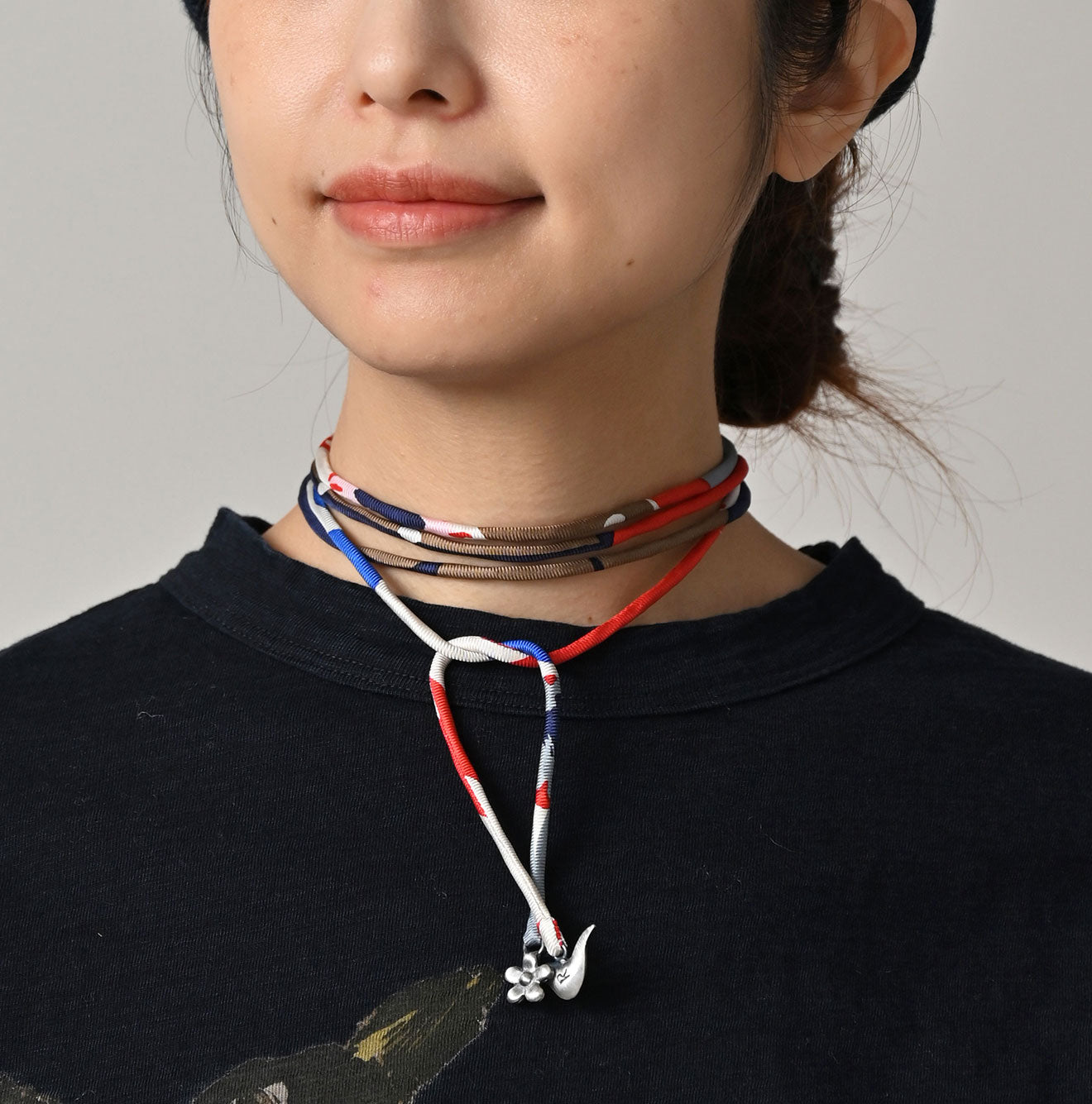 Futatabi Indigo PEPE Betouch Square T-shirt