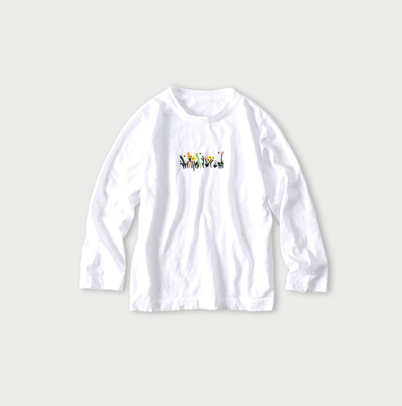 Futatabi Hacci Embroidery Square T-shirt