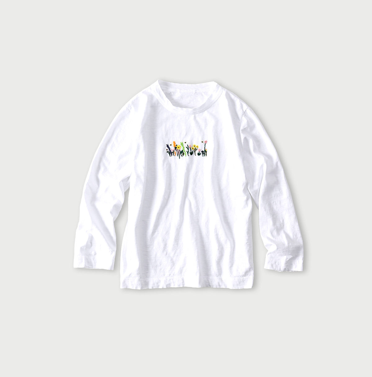 Futatabi Hacci Embroidery Square T-shirt